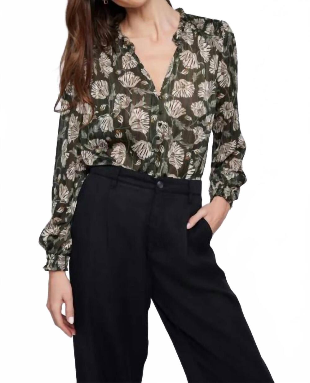 NEW GENTLE FAWN sasha blouse in olive